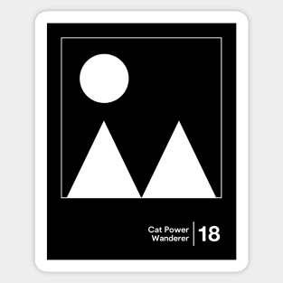 Wanderer / Minimal Style Graphic Artwork Sticker
